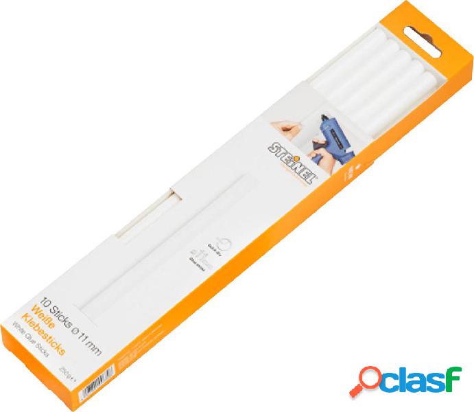 Steinel 006808 Stick colla a caldo 11 mm 250 mm Bianco 250 g