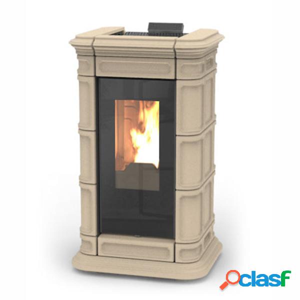 Stufa a pellet Thermorossi Saint Moritz Plus 13,2 kW beige