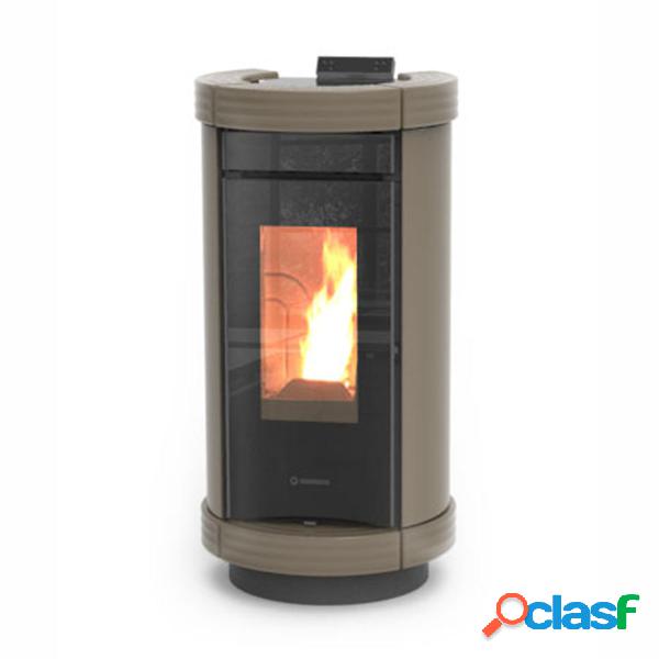 Stufa a pellet tortora Thermorossi Dorica Plus Metalcolor