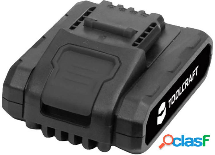 TOOLCRAFT 1420596 Batteria per elettroutensile 18 V 2 Ah