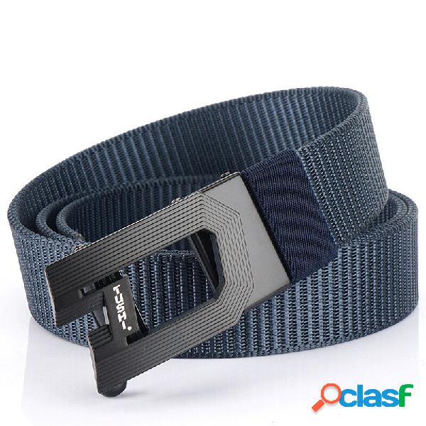 TUSHI 125x3,4 cm Fibbia automatica tattica Cintura Nylon