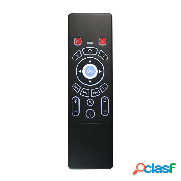 Tastiera retroilluminata arcobaleno T6C Air Mouse con