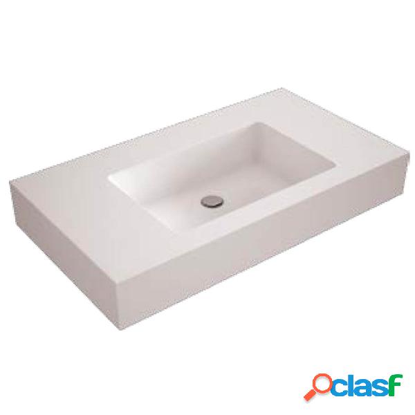 Top in luxolid da cm 100 x50 h12 con lavabo squadrato