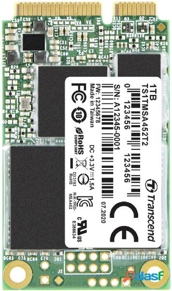 Transcend MSA452T2 1 TB Memoria SSD interna mSATA SATA 6