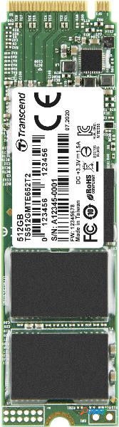 Transcend MTE652T2 512 GB SSD interno NVMe/PCIe M.2 PCIe