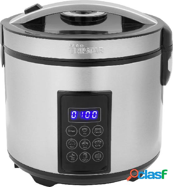 Tristar RK-6138 Vaporiera con display, Funzione cucina riso,