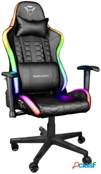 Trust GXT716 RIZZA RGB Sedia da gioco Nero, RGB