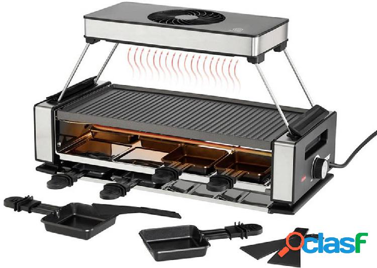 Unold Raclette Nero, acciaio inox