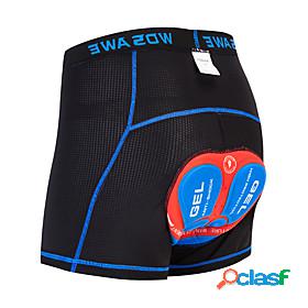 WOSAWE Mens Summer Cycling Padded Shorts Silicone Bike 3D