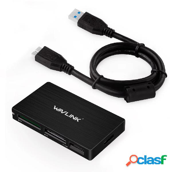 Wavlink All in One Lettore di schede USB 3.0 per TF SD MS