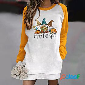 Womens Floral Color Block Leopard Sweatshirt Pullover Print