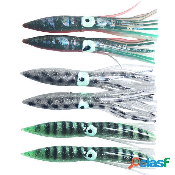 ZANLURE 2 Pz / set 11 cm 5g Octopus Artificiale Soft Esca