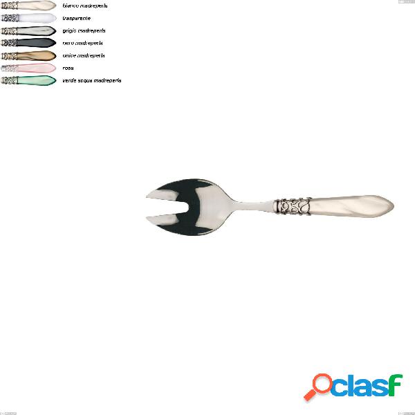 forchetta insalata Melodia ghiera cromata bugatti, acciaio