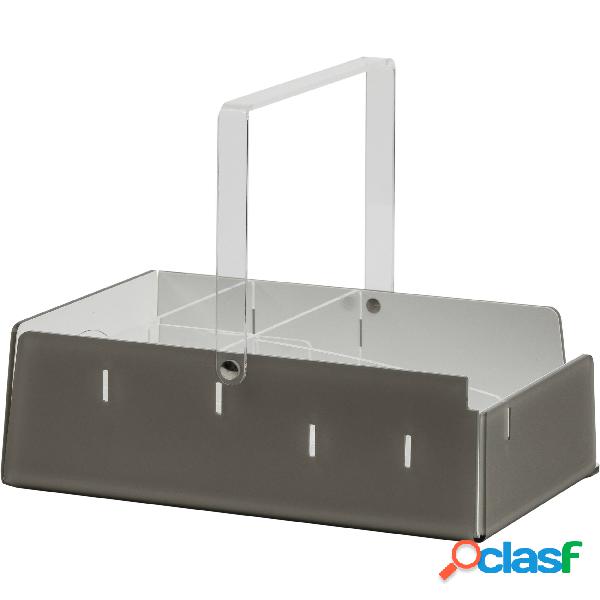 set party l. w. collection tortora bianco satinato,