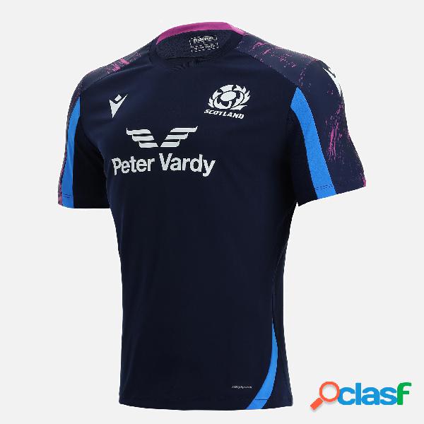 t-shirt poly dry da bambino scozia rugby 2021/22
