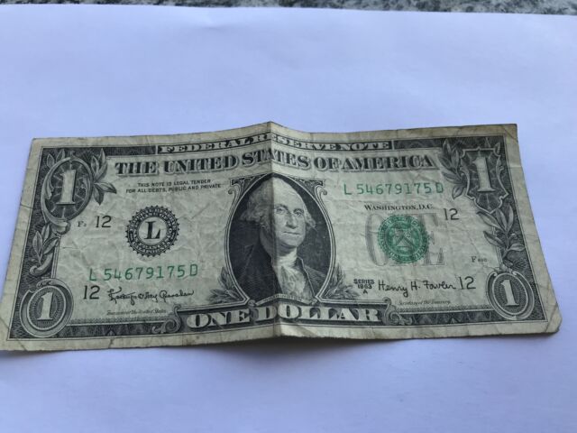 Banconota USA, 1 Dollaro Series  A