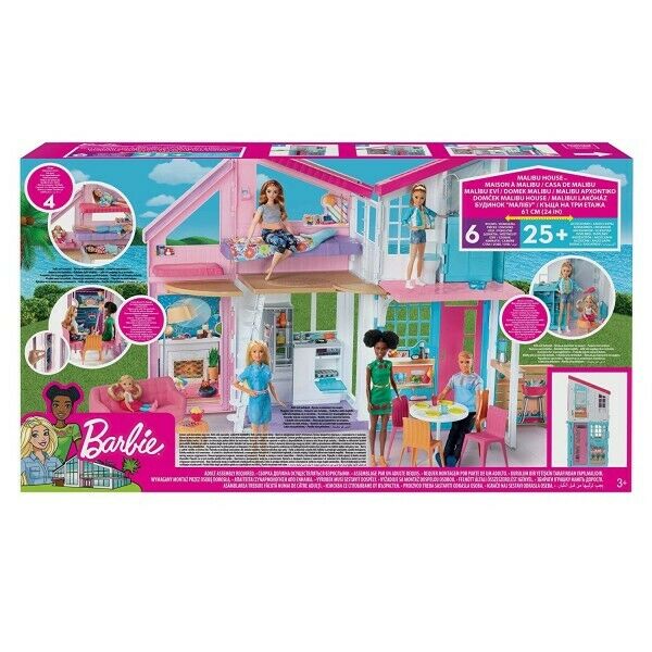 Barbie casa di malibu'  mattel fxg57
