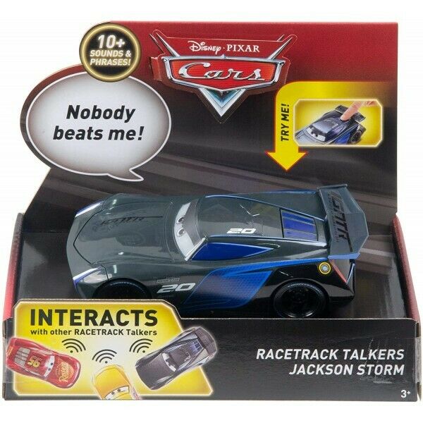 Cars racetrack veicolo interattivo jackson storm lingua