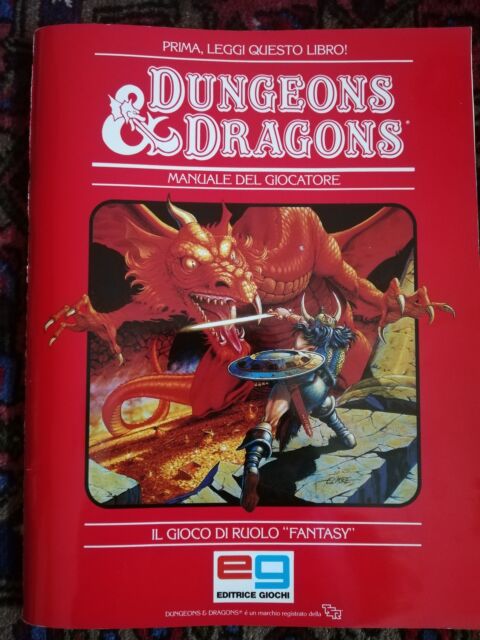 Dungeons & Dragons D&D EG TSR Regole Base Set 1 Scatola
