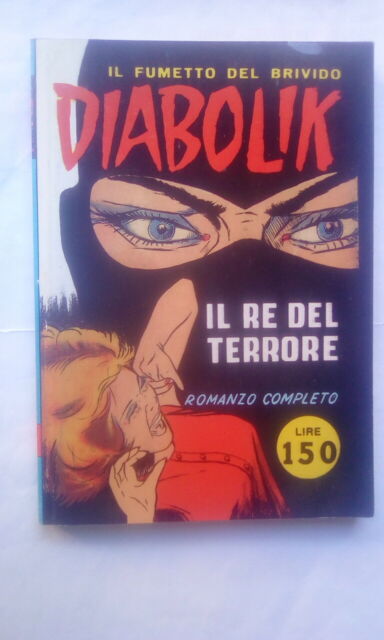 Fumetto DIABOLIK n. 1 "Il re del terrore" (rist. '94 e '99)