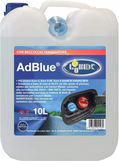 Lubex ad blue additivo tanica con beccuccio litri 10