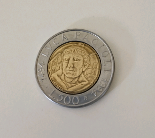 Moneta Luca Pacioli