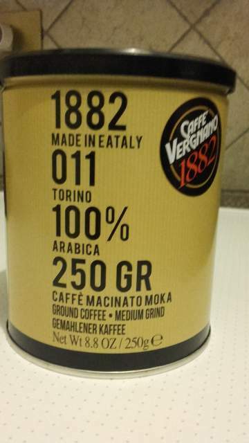 N. 38 Latte vuote caffe' vergnano  made in eataly