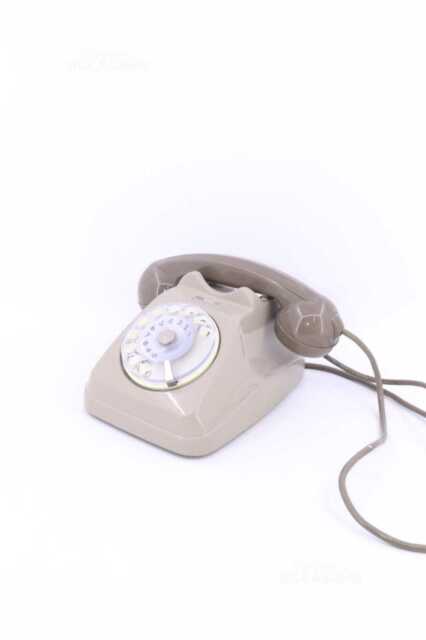 Telefono Fisso Vintage Grigio Sip Telecomunicazioni Auso