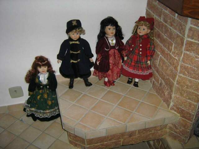 Vecchie bambole anni 70 n. 3 pezzi