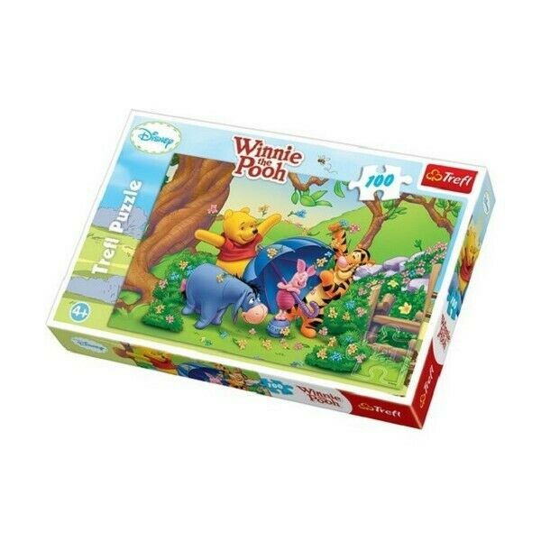 Winnie the pooh puzzle 100 pezzi passeggiata di primavera