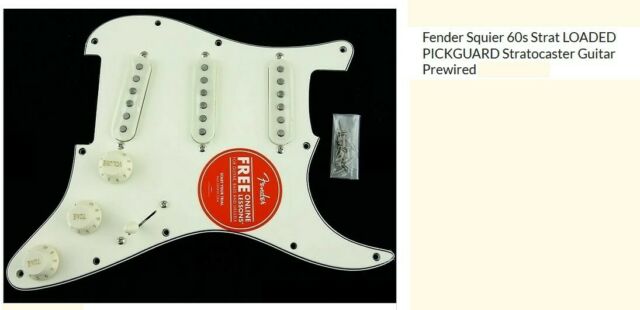 Battipenna originale assemblato per Fender Squier