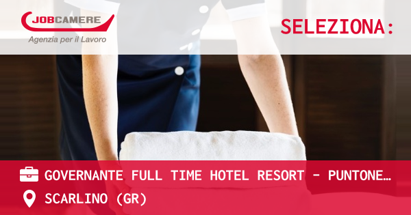Governante full time hotel resort - puntone (gr)