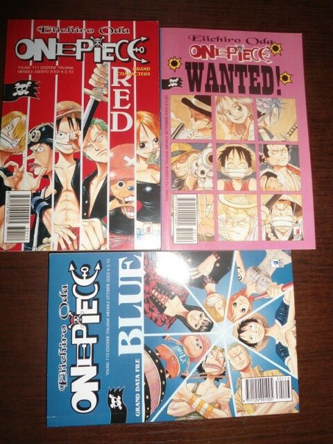 Manga one piece red, wanted, blue