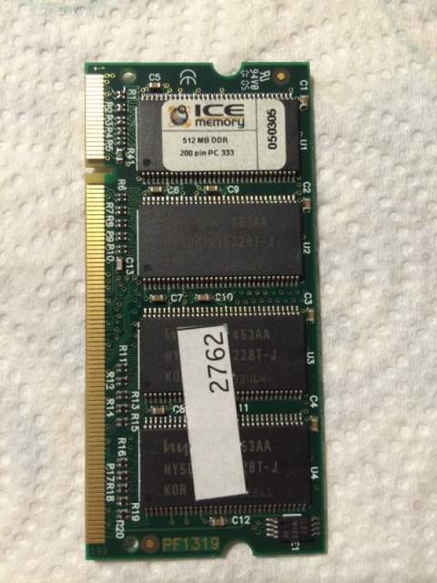 RAM 512MB PC  DDR 333 so-dimm 200 pin