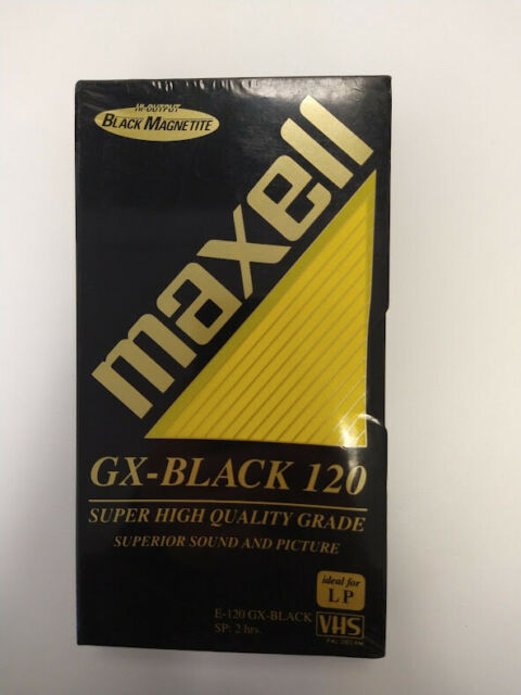 VHS Maxell GX-Black 120 Sigillata