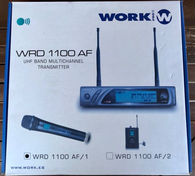 Work pro radiomicrofono uhf wrd  af/1