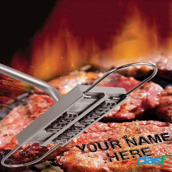1 PC Ferro da stiro per barbecue 55 Letters Fai da te
