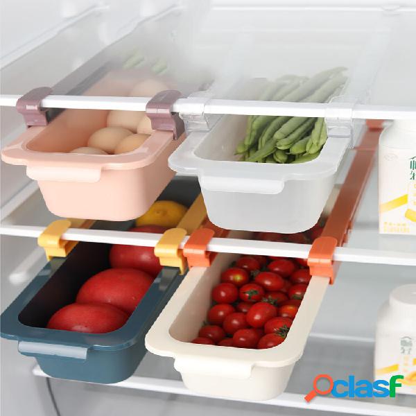 1 PC Frigorifero Organizzatore Cremagliera da cucina