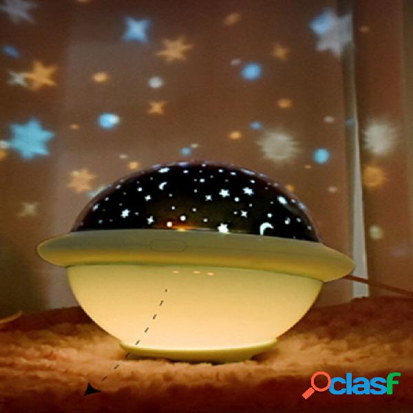 1 PC UFO Shade Starry Sky proiettore Coloful Night Light