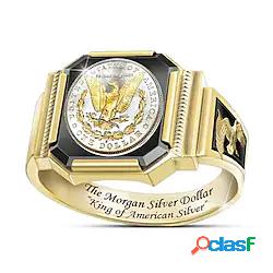 1 pc Anello a fascia Anello For Per uomo Regalo Giornaliero