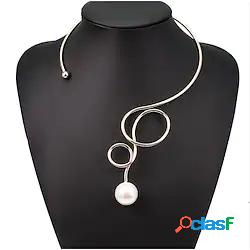 1 pc Collane con ciondolo For Per donna Perle Anniversario