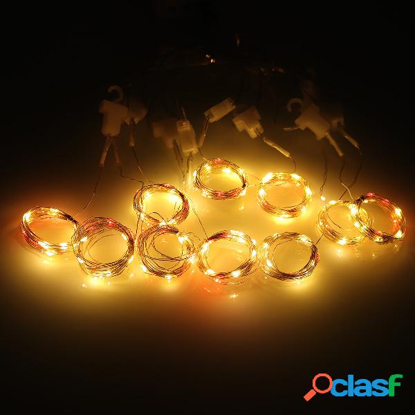 100/200/300 LED Luci per tende da finestra USB Luci a