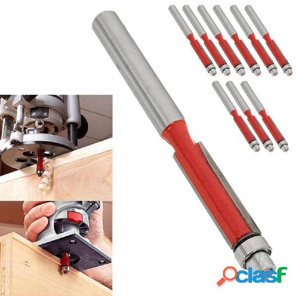 10pcs 1/4 Pollici Fresa a doppio tagliente per scanalatura