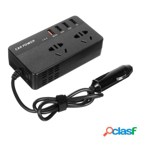 12/24V a 110/220V 200W Car Power Inverter Car Reverse Power