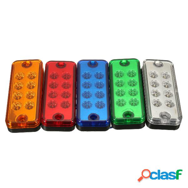 12V 8 LED Luce di posizione laterale lampada Camion