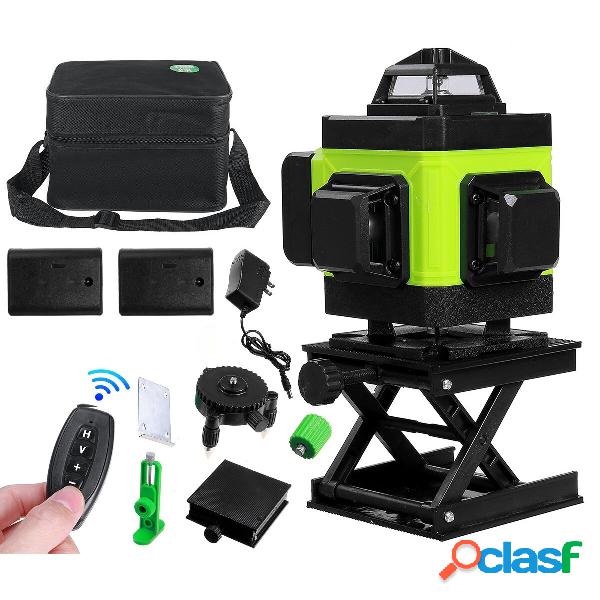 16 Linee Luce Verde Laser Livelli Rotazione a 360°
