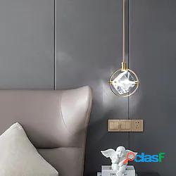 19 cm lampada a sospensione design unico led isola luce rame