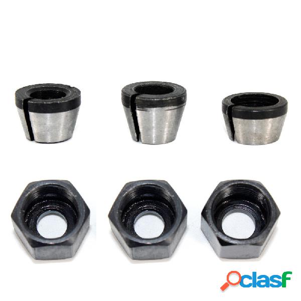 1Pc 3Pcs Pinza 6mm 6.35mm 8mm Pinze Chuck Incisione