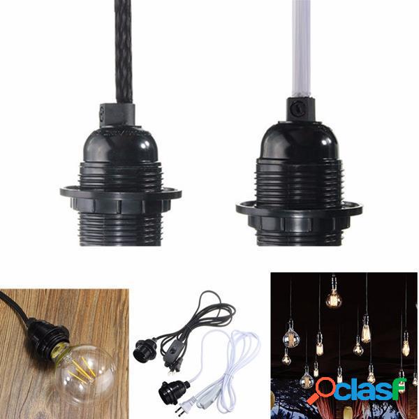 2.Cavo di 5m E27 / E26 ciondolo edison portalampada lampada