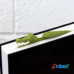 2 pcs Segnalibro in silicone Con animale Creativo Stereo 3D